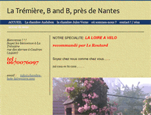 Tablet Screenshot of chambre-hote-latremiere.com